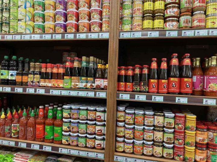 Produits provenant du continent asiatique